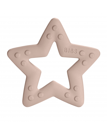 Bibs Baby Bitie,  Bitring, Star, Blush
