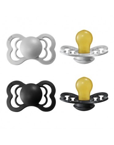 BIBS Supreme - 2 pack,  Storlek 2 (6+ m), Symmetrisk - Latex,