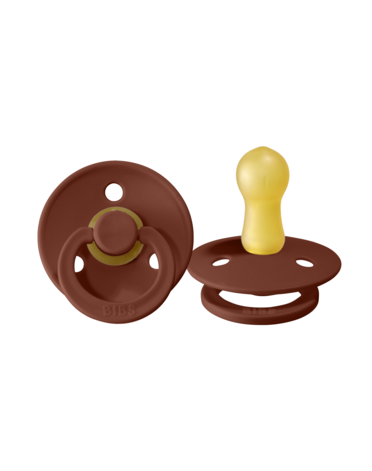 BIBS Colour - 2 pack, Storlek 2 (6+ mån.), Rund - Latex
