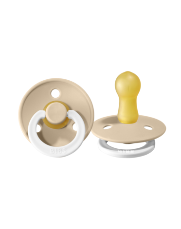 BIBS Colour - 2 pack, Storlek 2 (6+ mån.), Rund - Latex
