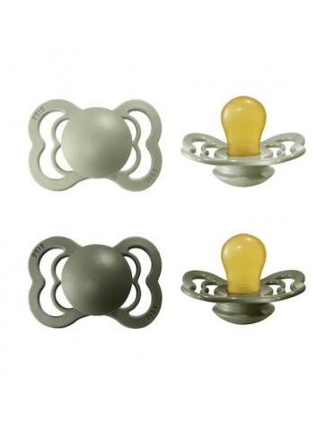 BIBS Supreme - 2 pack,  Storlek 1 (0-6m), Symmetrisk - Latex,