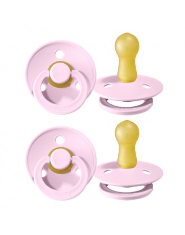 BIBS Colour - 2 pack, Storlek 2 (6+ mån.), Rund - Latex