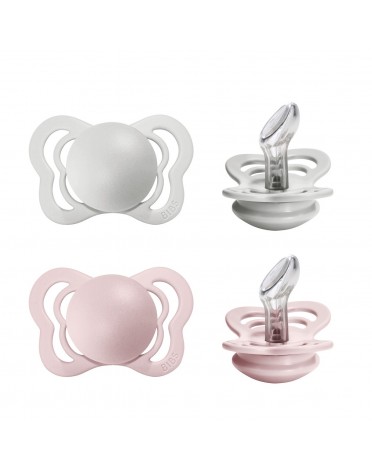 BIBS Couture - 2 pack,  Storlek 1 (0-6m), Ortodontisk – Silikon