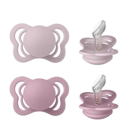 BIBS Couture - 2 pack,  Storlek 1 (0-6m), Ortodontisk – Silikon
