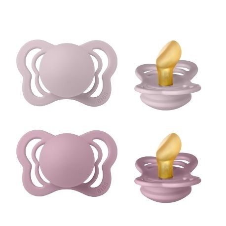 BIBS Couture - 2 pack,  Storlek 1 (0-6m), Ortodontisk - Latex,