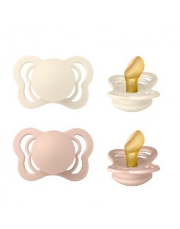 BIBS Couture - 2 pack,  Storlek 1 (0-6m), Ortodontisk - Latex,