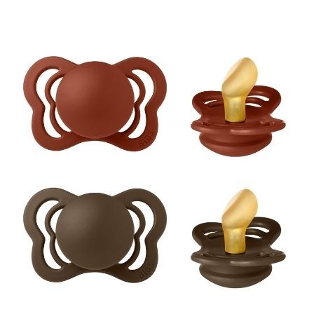 BIBS Couture - 2 pack,  Storlek 1 (0-6m), Ortodontisk - Latex,