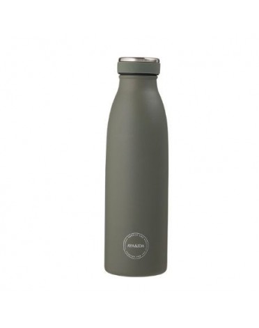 Aya&Ida,  Drinking Bottle, Vattenflaska med lock, 500 ml, Tropical Green
