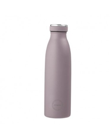 Aya&Ida,  Drinking Bottle, Vattenflaska med lock, 500 ml, Lavender