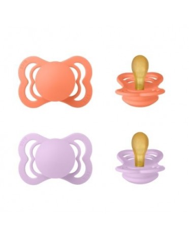 BIBS Supreme - 2 pack,  Storlek 1 (0-6m), Symmetrisk - Latex,