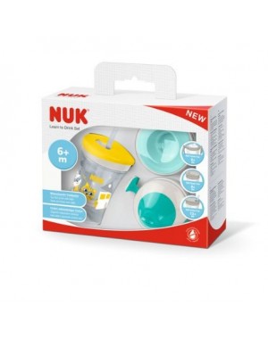 NUK  Learn-to-drink kopp, Yellow ,  6+m