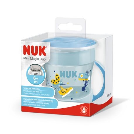 NUK  Mini Magic Cup, Drickskopp, Light blue, 6+m