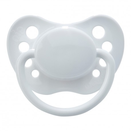 NIP Classic, Storlek 2 (6+ mån.), Anatomisk - Latex, Namnnappar , 5-pack