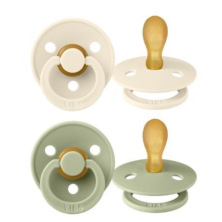 BIBS Colour 2-pack, Storlek 2 (6+mån), Symmetrisk - Latex