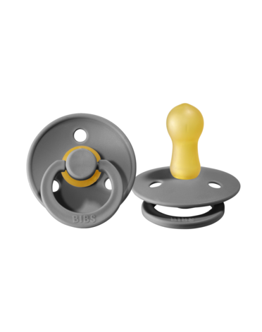 BIBS Colour - 2 pack, Storlek 2 (6+ mån.), Rund - Latex