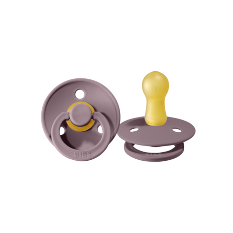 BIBS Colour - 2 pack, Storlek 2 (6+ mån.), Rund - Latex