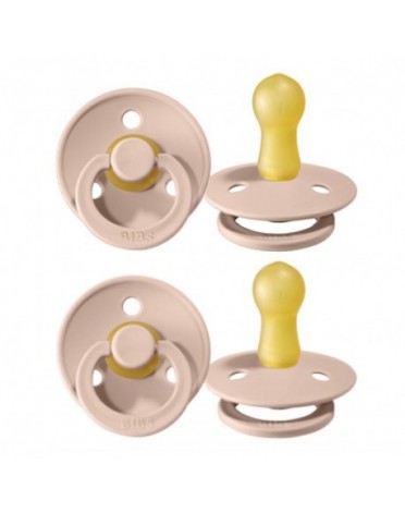BIBS Colour - 2 pack, Storlek 2 (6+ mån.), Rund - Latex