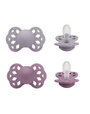 BIBS Infinity 2-pack,  Storlek 2 (6+ m), Symetrisk- Silikon