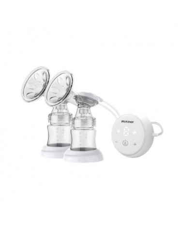 Mininor,  Elektrisk bröstpump, White - Transparent