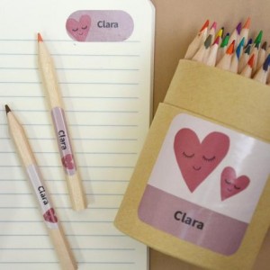 76 namnlappar, Skola, Blandpaket