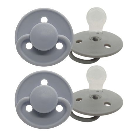 MININOR - 2 pack, Storlek 2 (6+ mån.), Rund - Silikon