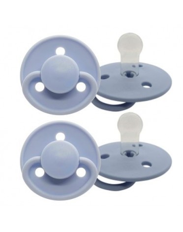 MININOR - 2 pack, Storlek 1 (0-6 mån.), Rund - Silikon