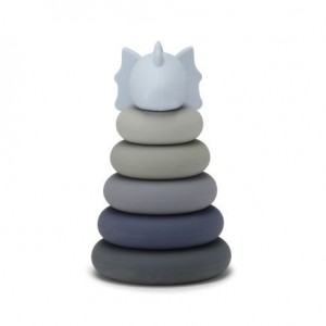 Konges Sløjd, Stapeltorn, Mini Stacking,  Blå