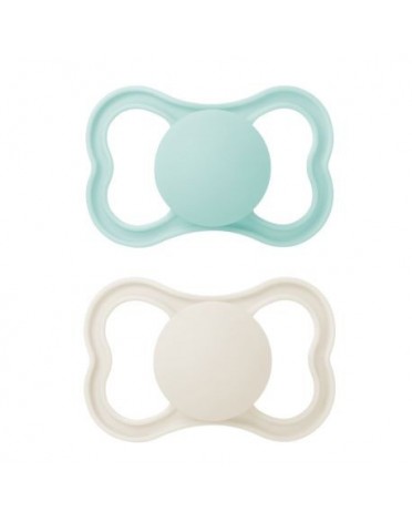 MAM Air, 2 pack, Storlek 3 (16-36 månader), Symmetrisk/Siliko