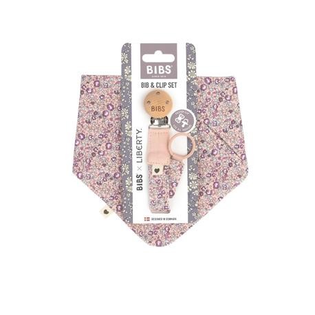 BIBS X LIBERTY, Bandanahaklap och napphållare i 2-pack