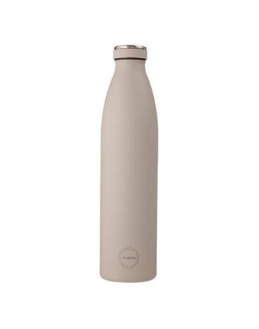 Aya&Ida,  Drinking Bottle, Vattenflaska med lock, 1000 ml, Cream Beige