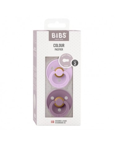 BIBS Colour - 2 pack, Storlek 2 (6+ mån.), Rund - Latex