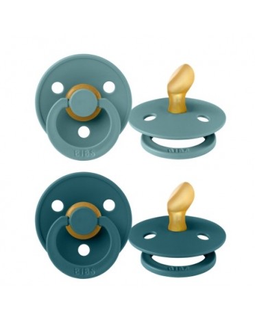 BIBS Colour 2-pack,  Storlek 1 (0-6mån), Ortodontisk - Latex