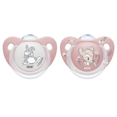 NUK Napp, Disney,  Storlek 2 (6-18 mån.), Anatomisk, Silikon 2-pack