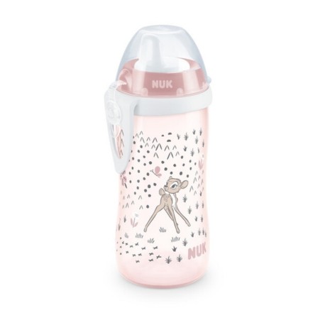 NUK Kiddy Cup, Dricksflaska, Bambi, 12+m