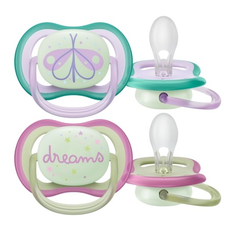 Philips Avent Ultra Air Night, Storlek 1 (0-6 mån.), Symmetrisk - Silikon