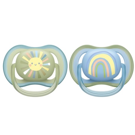 PHILIPS AVENT Ultra Air, Storlek 1 (0-6 mån.), Symmetrisk - Silikon