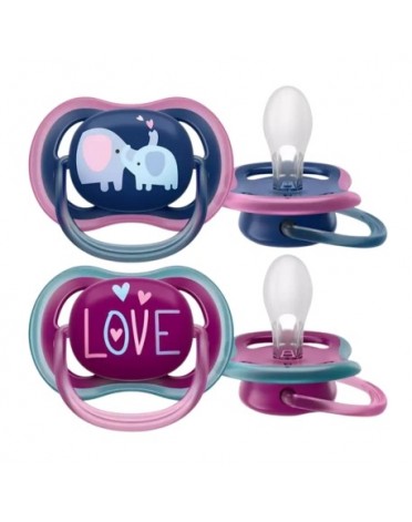 PHILIPS AVENT Ultra Air, Storlek 3 (18+ mån.), Symmetrisk - Silikon