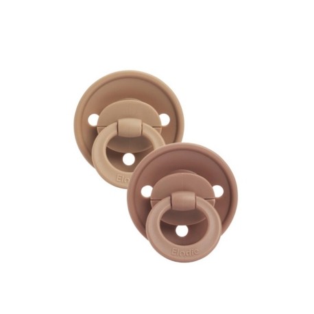 Elodie, Pacifier 3+ mån, Latex, Soft Terracotta, Rund - Latex
