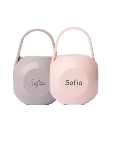 Nappbox med namn, 2-pack, Finns i flera färger