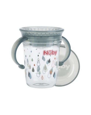 Nüby, 360-grader Mirakelmugg, Grey