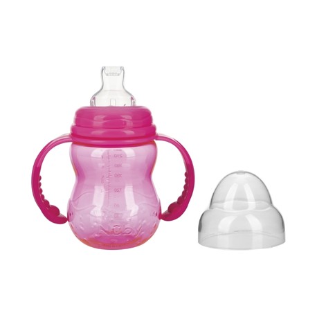 Nüby, Träningsflaska, 6+ mån, Pink