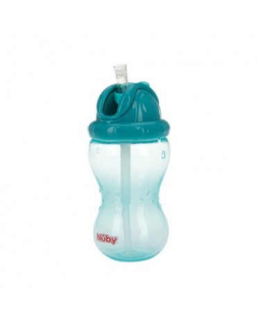 Nüby, Spillfri flaska, 12+ mån, Aqua