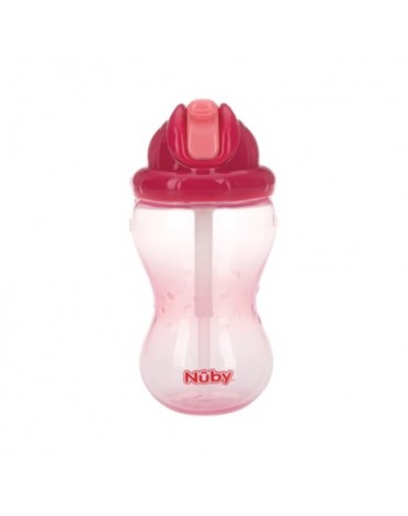 Nüby, Spillfri flaska, 12+ mån, Pink