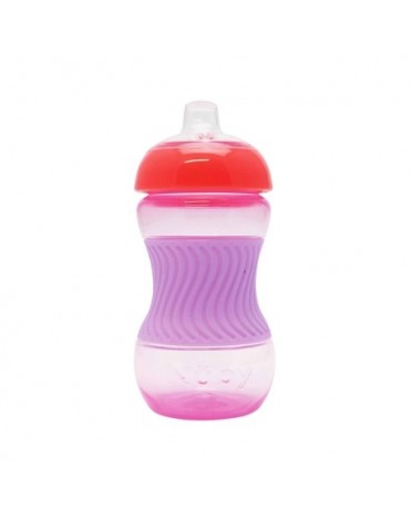 Nüby, Mini Grip Kopp med silikonöverdrag, 4+ mån, Pink