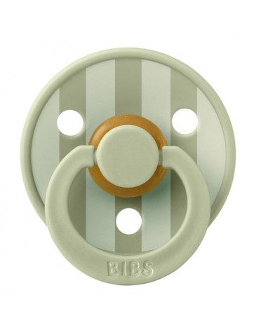 BIBS Studio Line - 2 pack,  Storlek 2 (6+ mån.), Rund - Latex,