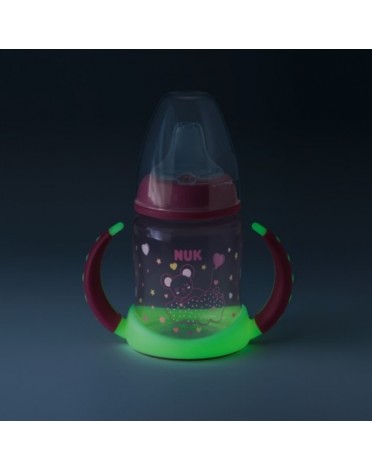 NUK First Choice+ Learner Bottle Night, Nappflaska, 150 ml, Girl