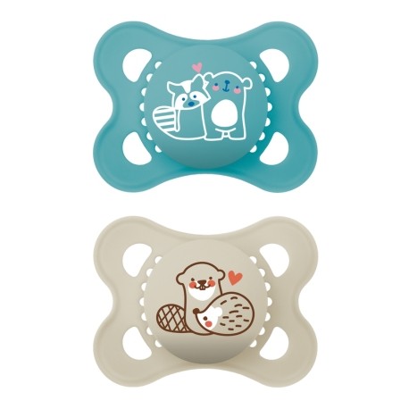 MAM Original 2 pack, Storlek 1 (0-6 månader), Symmetrisk - Latex