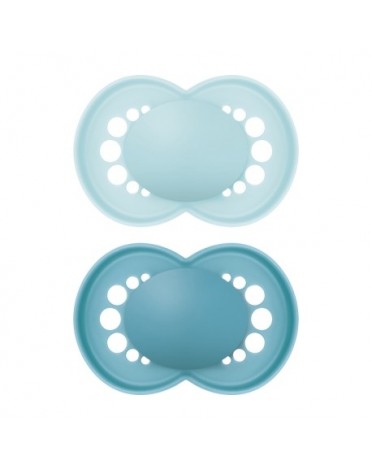 MAM Original 2 pack, Storlek 2 (6-16 månader), Symmetrisk - Silikon