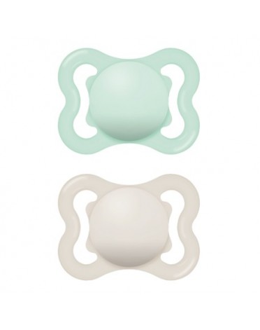 MAM Mini Air, 2 pack, Storlek 1 (0-6 månader), Symmetrisk/Silikon
