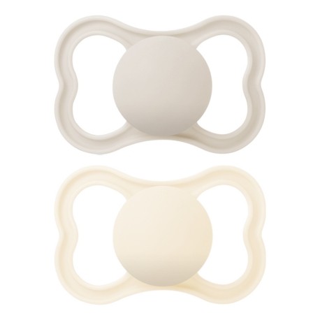 MAM Air, 2 pack, Storlek 2 (6-16 månader), Symmetrisk/Siliko